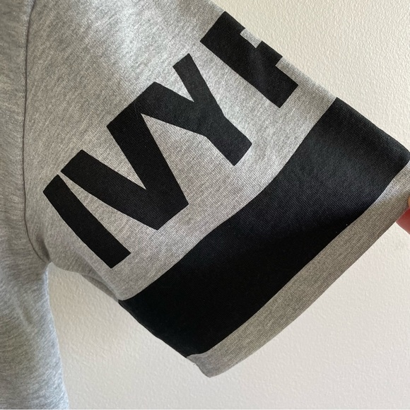 Ivy Park by Beyoncé Grey Oversized Short Sleeve Hoodie Size Small - Picture 6 of 13